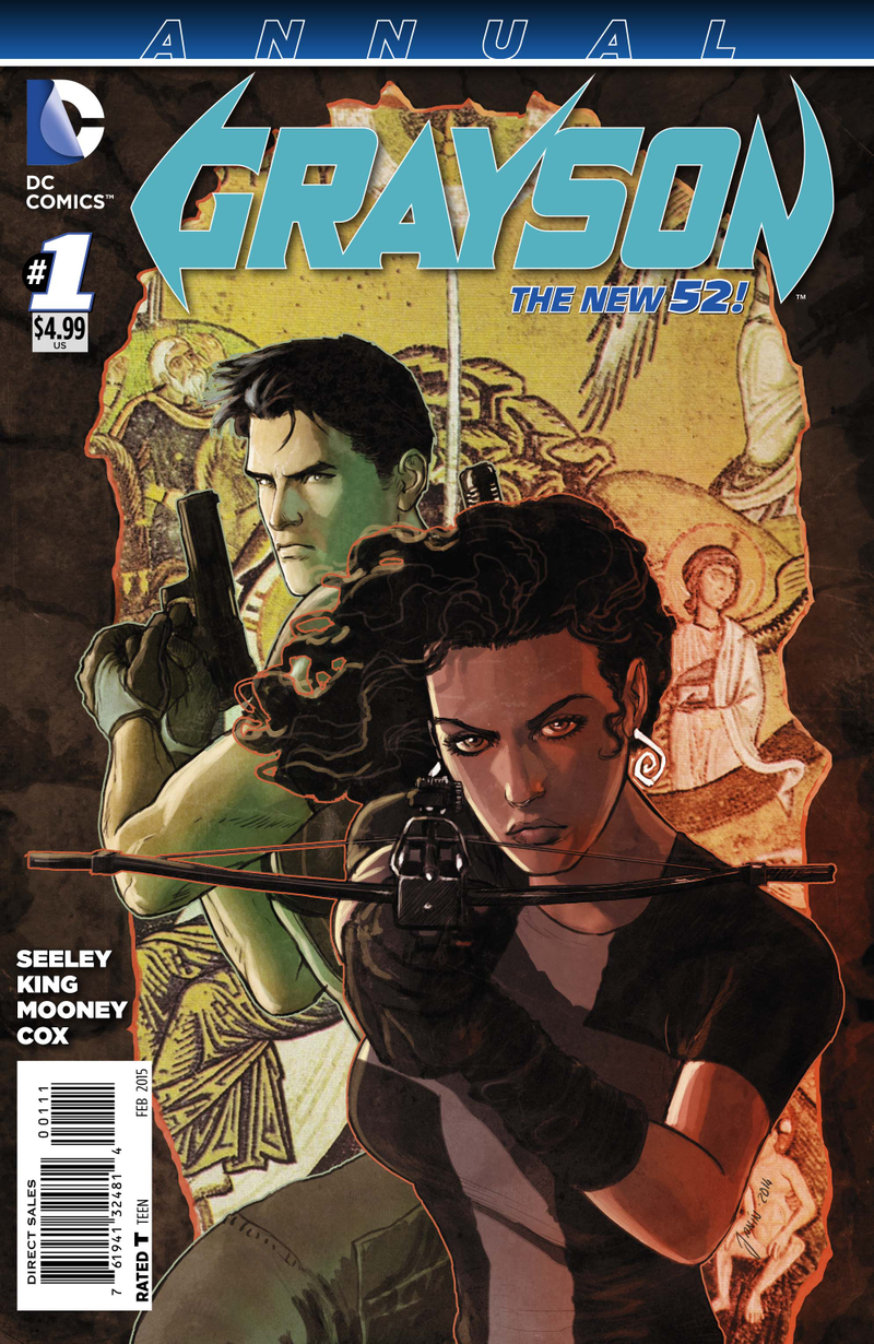 Illustration for article titled Exclusive DC preview: Grayson Annual and Secret Origins offer a double dose of Dick